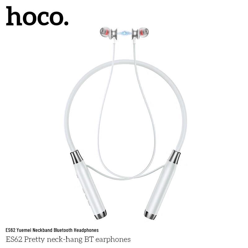 Auriculares Bluetooth de cuello HOCO ES62 – Batería de 120H, tarjeta TF, BT 5.3
