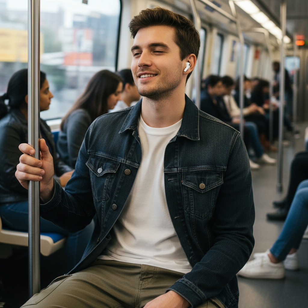 Huawei FreeBuds SE 2 commuter lifestyle