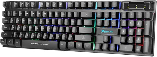 Teclado para juegos con retroiluminación RGB Xtrike-ME