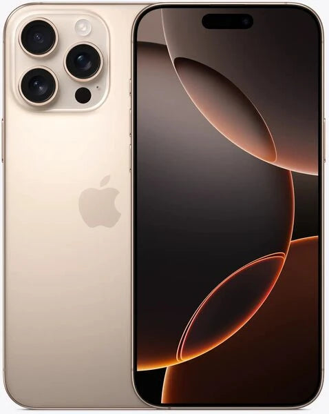 Smartphone with Apple logo on a gradient background