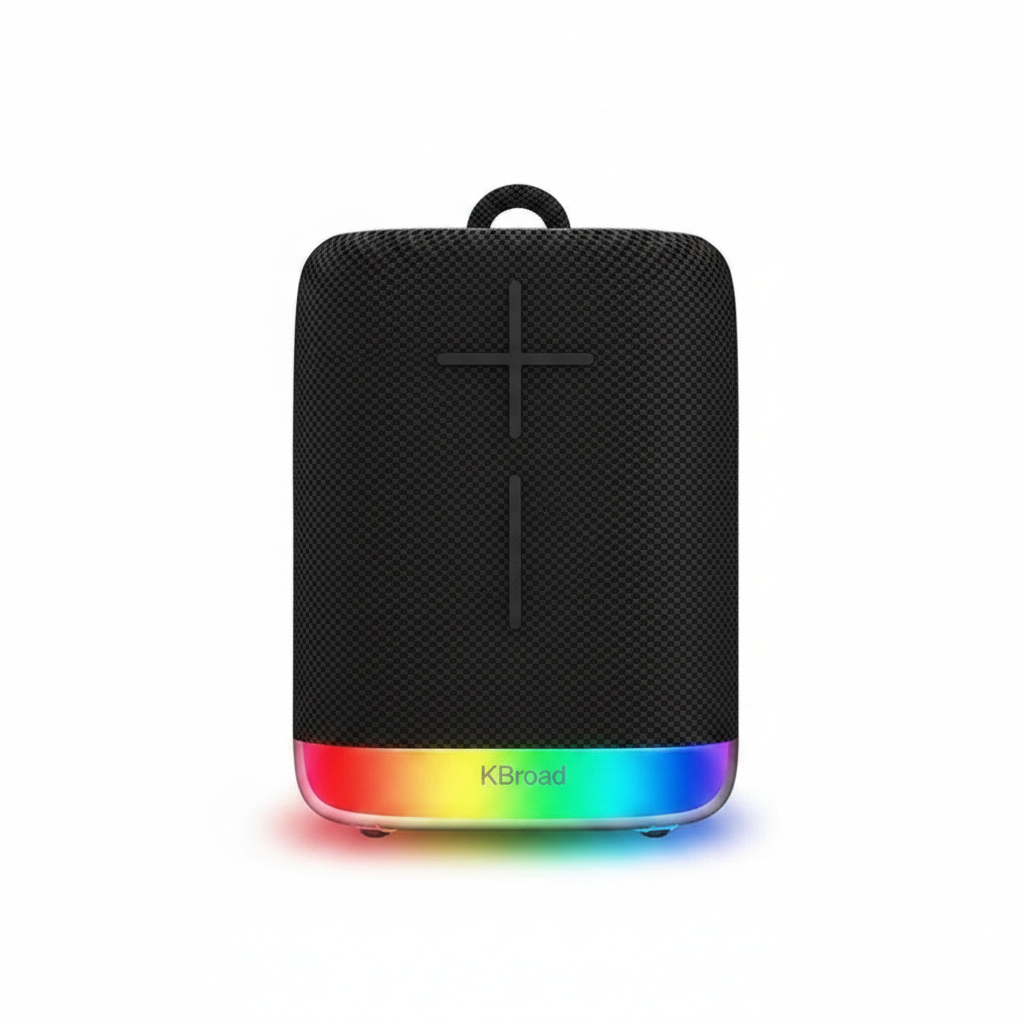 Kbroad KTS-1828 Black Speaker on White Background