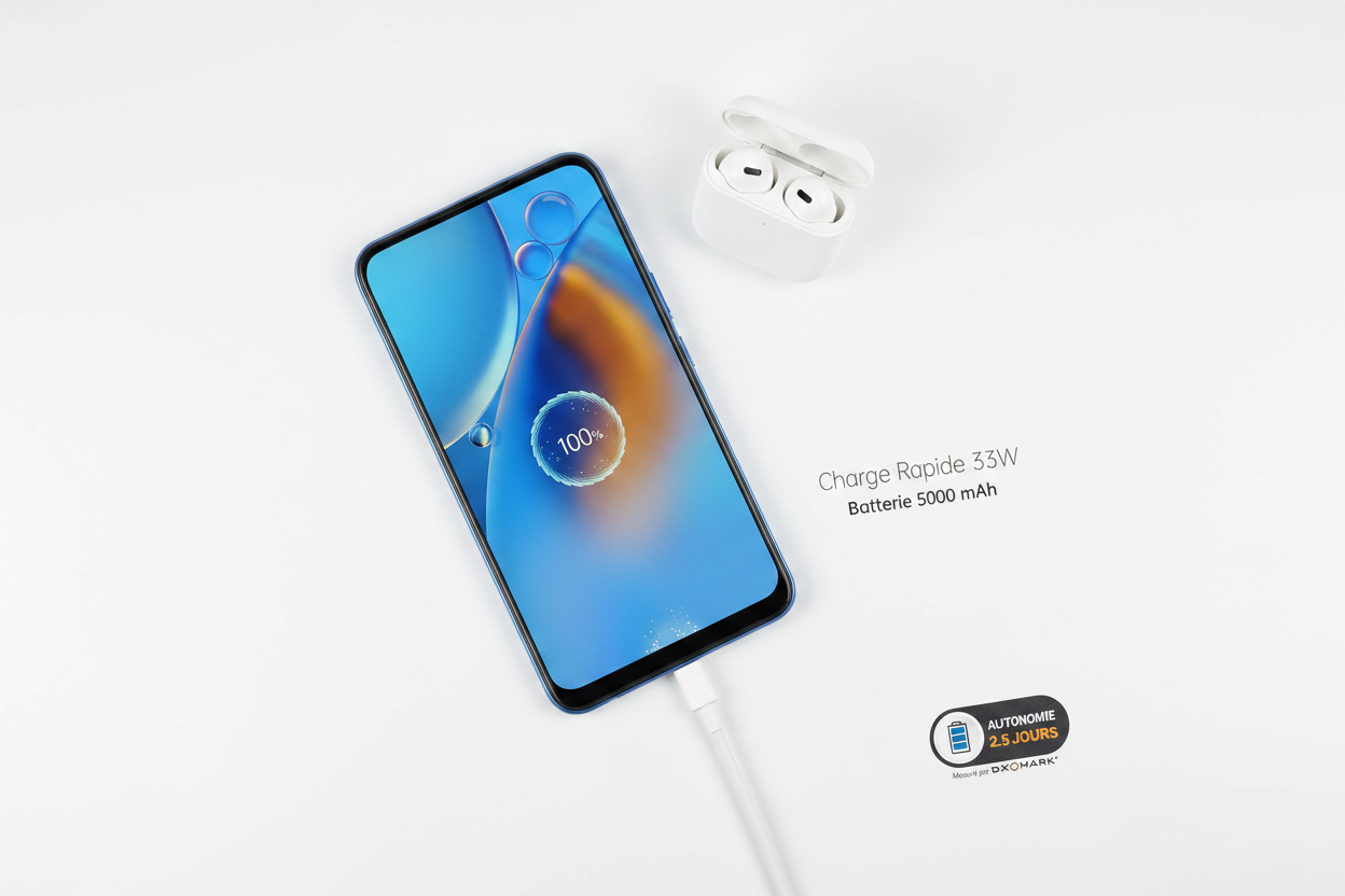 OPPO A74 4G - Flat Lay