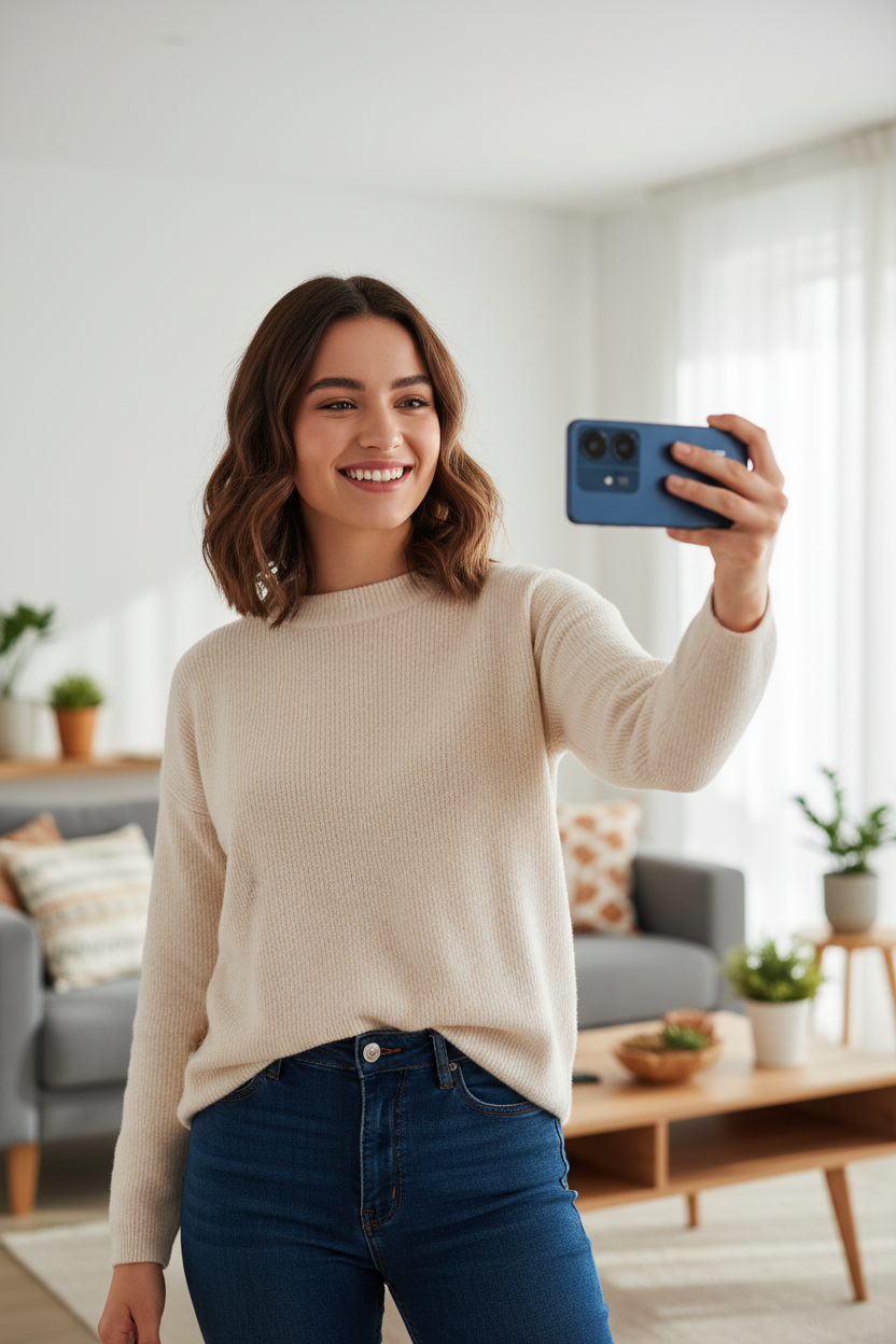 Redmi 13C Female Model