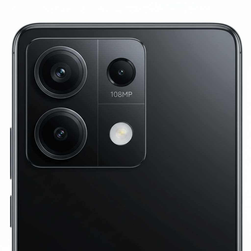 Redmi Note 13 5G Black – 108MP Camera Detail