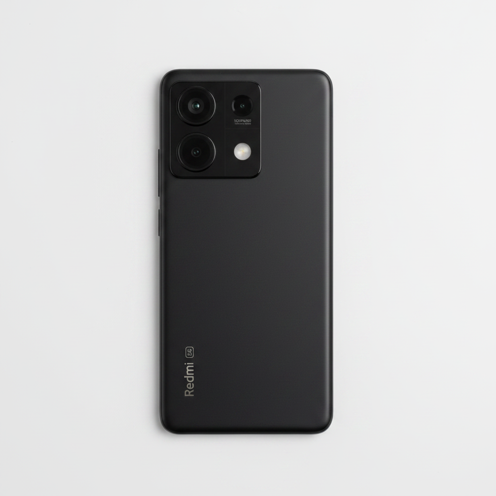 Redmi Note 13 5G Black – Flat Lay