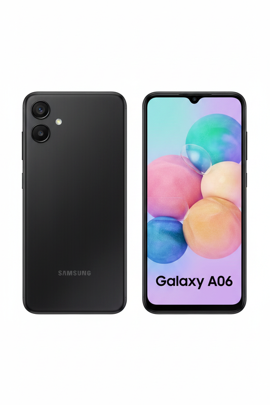 Samsung Galaxy A06 Black Front Back