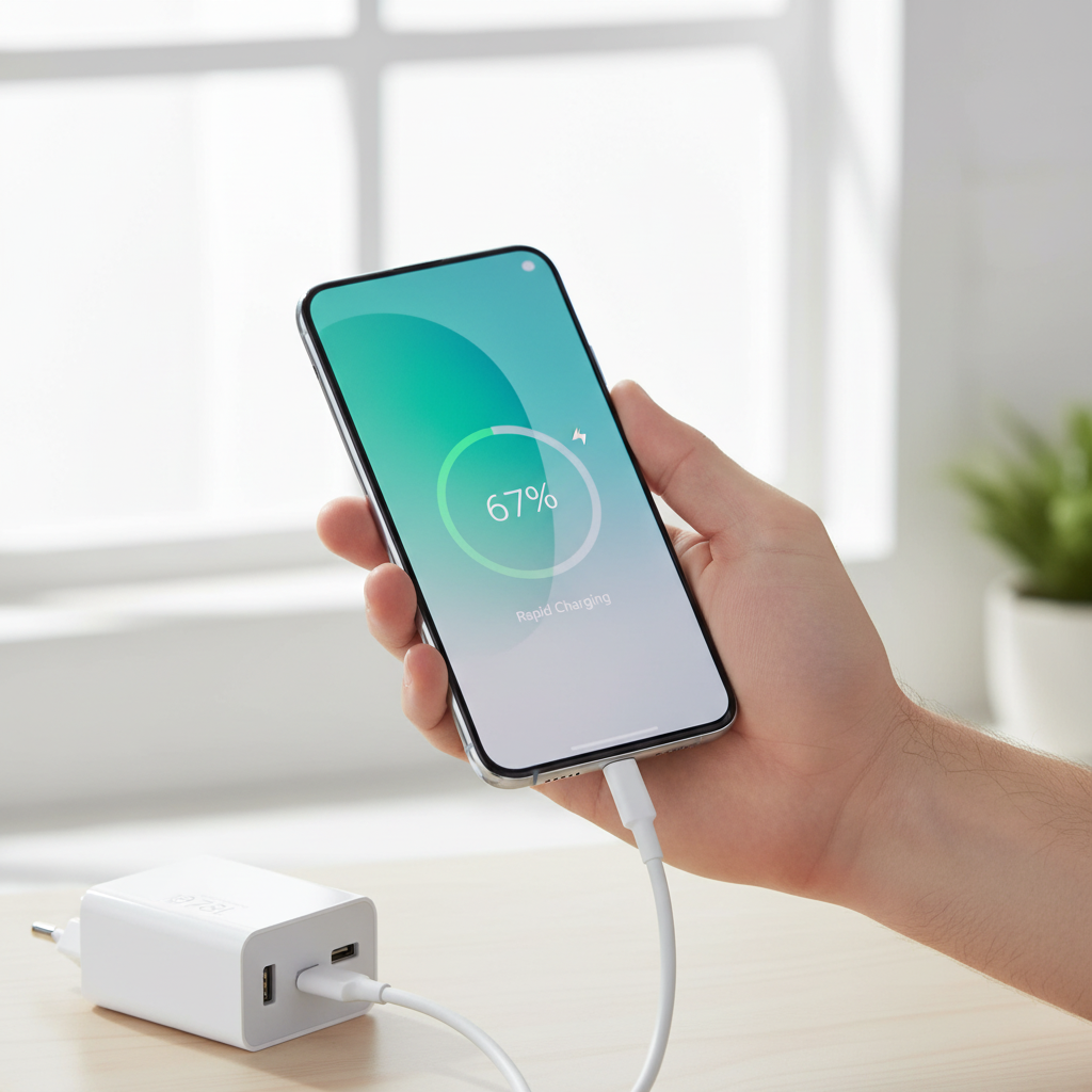 Xiaomi 67W Charger - In Hand